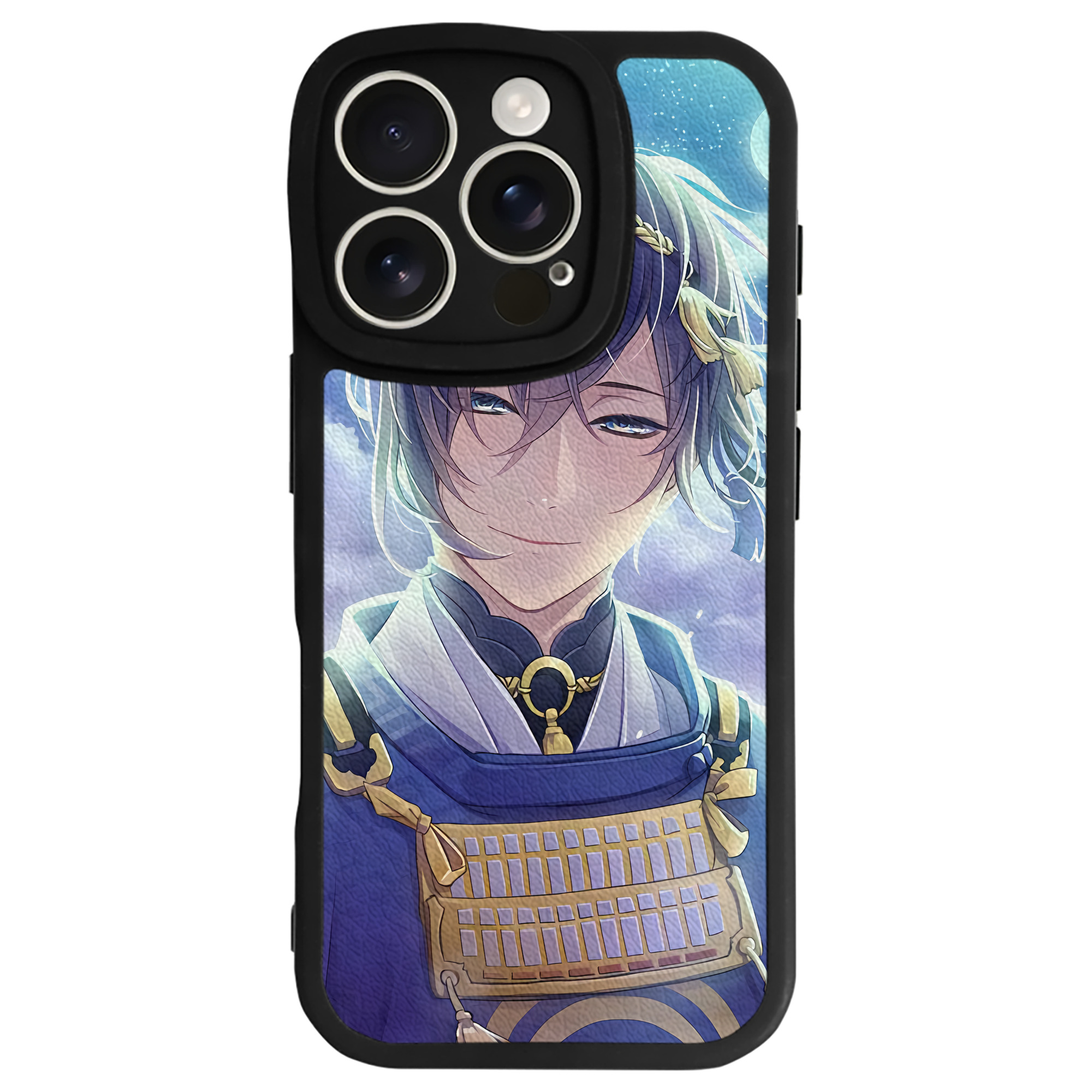 （画像用） 刀剣乱舞 Touken Ranbu 【iPhone 16シリーズ対応】シリコンスマホケース（レザー調） 材質：シリコン